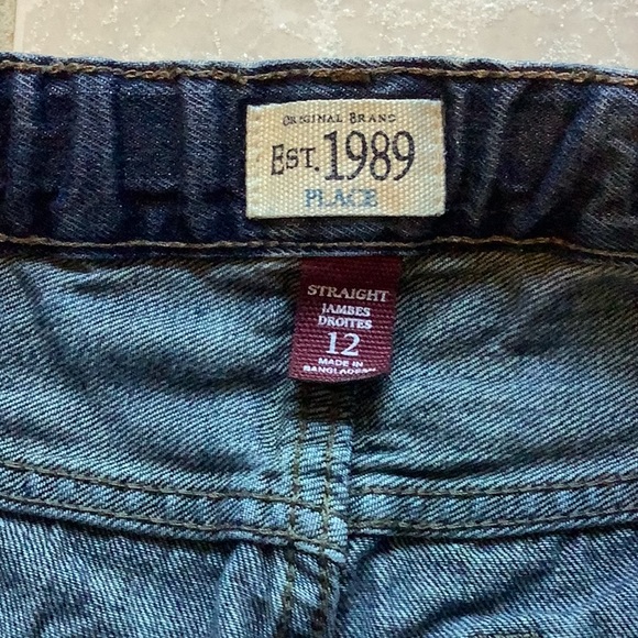 💕 Children’s Place Straight Cut Jeans sz12 Adjustable Waist - Picture 4 of 11